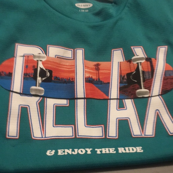 Old Navy Boy Size Large (10/12) Swim Top - Picture 3 of 14